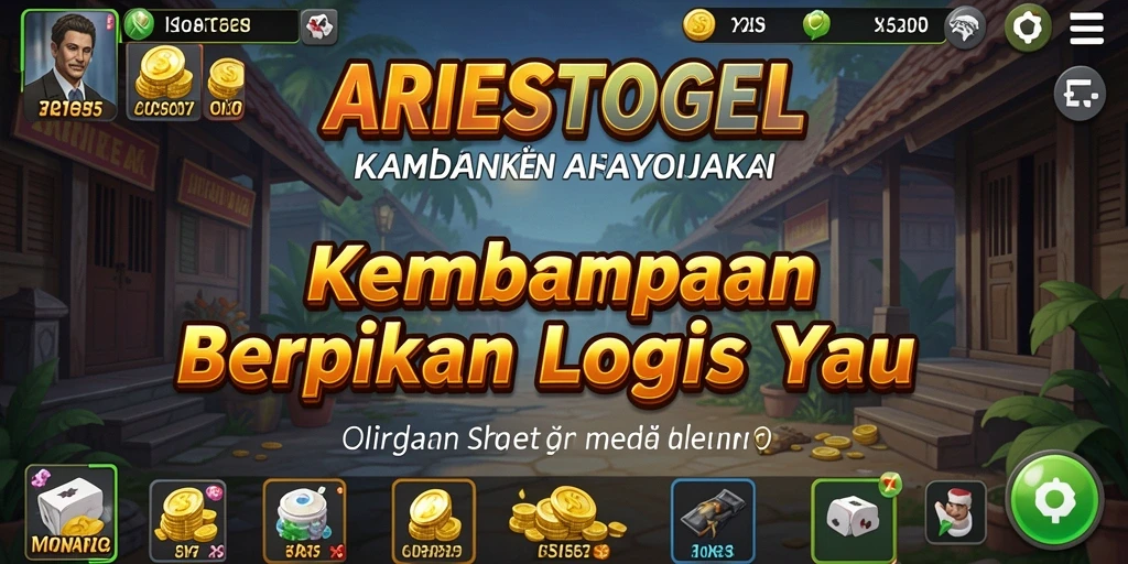 Screenshot gameplay ARIESTOGEL menampilkan tantangan puzzle menarik.