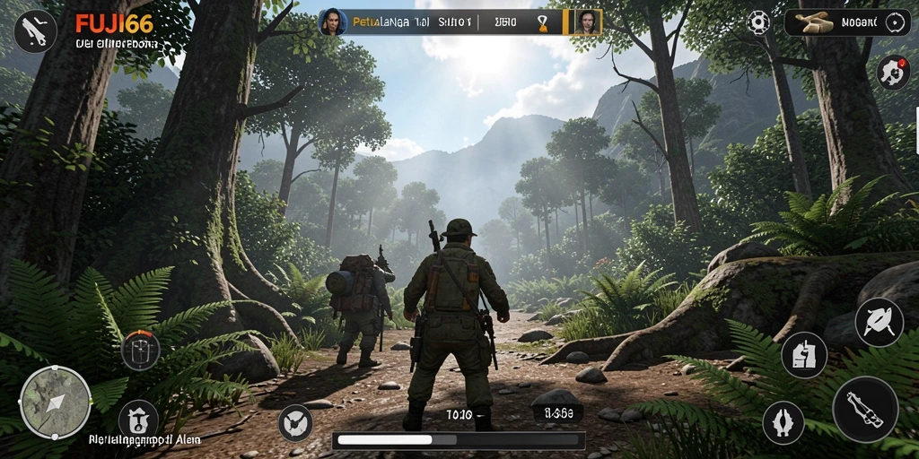 Screenshot utama FUJI66 menunjukkan petualangan epik penuh warna.