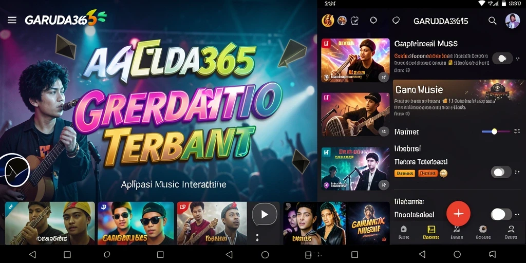 Tampilan menarik dari gameplay interaktif GARUDA365.