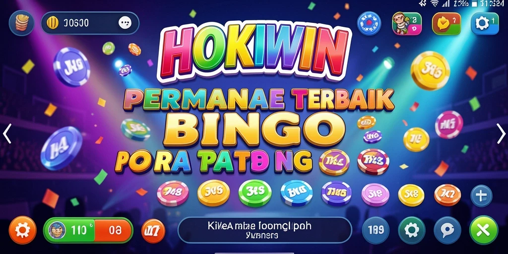 Tampilan gameplay seru HOKIWIN, pusat permainan Bingo.