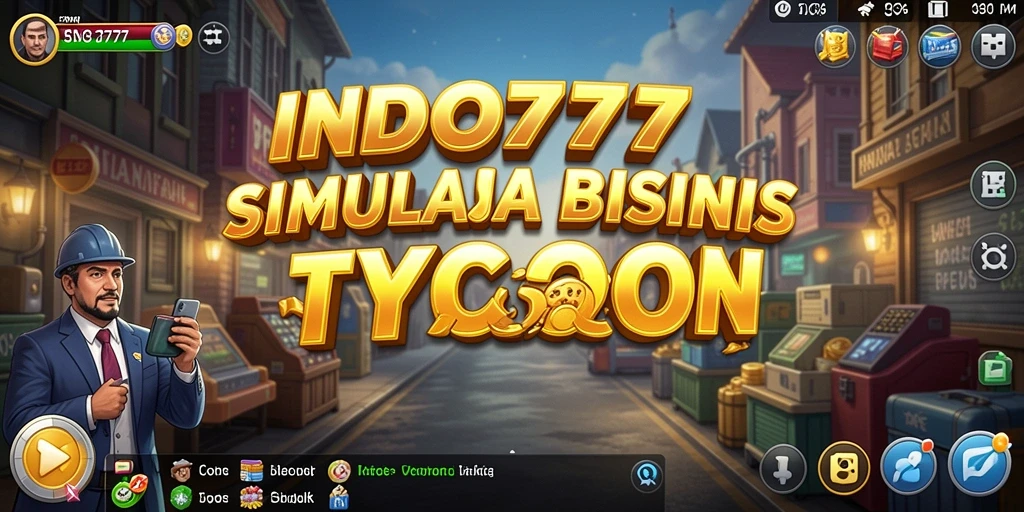 Tampilan gameplay menarik dari INDO777 dengan elemen Tycoon.