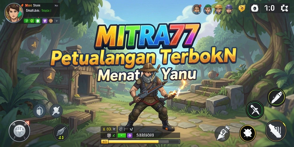 Tampilan gameplay seru dari MITRA77 di dunia terbuka.