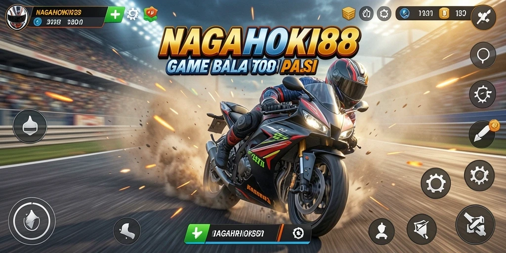 Tampilan gameplay mendebarkan di NAGAHOKI88 dengan balapan penuh aksi.